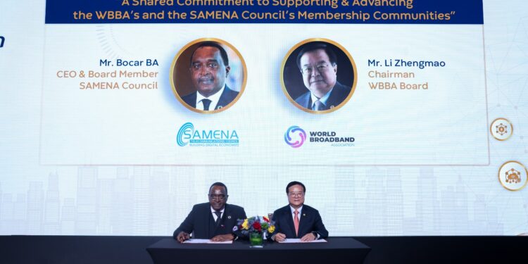 During the Leaders’ Summit 2025, SAMENA Council and WBBA Sign Memorandum of Understanding
